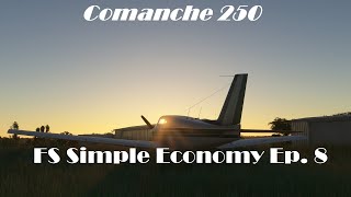 MSFS  FS Simple Economy Ep 8  Trying to Master Crosswind Landings  A2A Comanche 250 [upl. by Edrea]