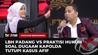 Debat Panas LBH Padang VS Praktisi Hukum Soal Kapolda Sumbar Diduga Lindungi Kasus Afif  tvOne [upl. by Silverstein883]