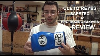 Cleto Reyes Official 10oz Pro Fight Safetec Boxing gloves review by ratethisgear [upl. by Bunker]