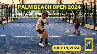 Palm Beach Open 2024 Intermediate Semi Final Henrik Alex vs Ernie Victor Aug 18 2024 [upl. by Enegue630]