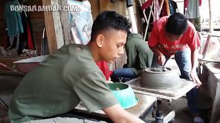 Bocah ini Bikin Pot Bonsai Cantik Secara Sederhana [upl. by Couchman]