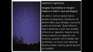 VERGINE 2018 2019 2020 con Saturno in Capricorno [upl. by Teplica]