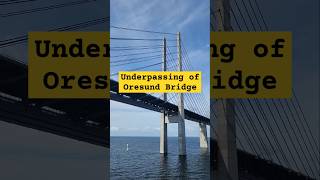 Oresund bridgeSwden to Denmarkyoutube shortsshorts feedseurope Causeway [upl. by Seigler]