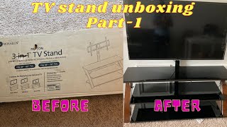 Whalen 3 in 1 TV Stand  Unboxing  Assembling  Pothu Muthakani  Part 1 [upl. by Plume]