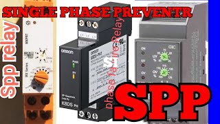 single phase preventer phase failure relay spp relay voltage monitoring relay wiring diagramsppvmr [upl. by Atinram]