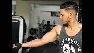 vlog 1 كسب العضلات مع فقدان الدهون الزائدة biceps triceps [upl. by Caddaric]