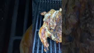 Marinated bbq chicken and pork chops bbq youtubeshorts food subscribe viralshorts [upl. by Ahtebbat]