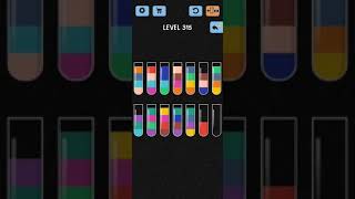 Water Color Sort Level 315 Walkthrough Solution iOSAndroid [upl. by Powell406]