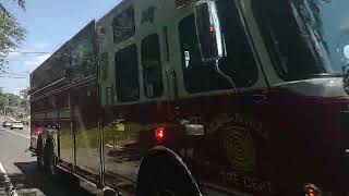 lavallette Morgantown and hightstown fire department at Monroe fire company 1 75th Ave parade [upl. by Pega590]