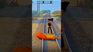 GTA V  Littlesingham SEVE HIS KID FROM TRAIN shorts​ gta5 shortsfeed [upl. by Sehcaep6]