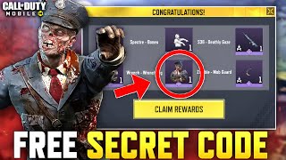 NEW FREE SECRET Redeem Code Rewards  Free Epic Character amp more  COD Mobile Season 9 Global [upl. by Parrnell]