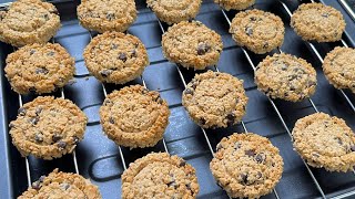 Healthy Oatmeal Cookies  No Sugar No Maida No Eggs Oats Cookies  Easy Healthy Oatmeal Cookies [upl. by Brightman]