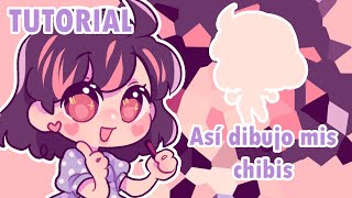 🌸Cómo dibujar chibis  TUTORIAL no tan tutorial [upl. by Winthorpe]