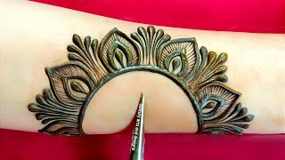 Very beautiful stylish mehndi design  easy amp simple mehndi design  mehndi ka design mehndi design [upl. by Rheba]