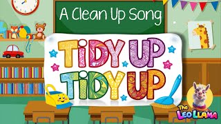 Tidy Up Song  Fun Clean Up Song for Home Preschool and Kindergarten Classrooms [upl. by Murial717]