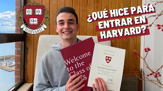 ¿QUÉ HICE PARA ENTRAR EN HARVARD  Proceso de admisión estudiar en universidad de Estados Unidos [upl. by Ahseinad679]