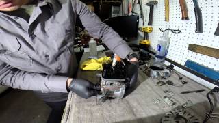 GoPed HOW TO Part 2 Motor Top End Install [upl. by Nhguavahs]