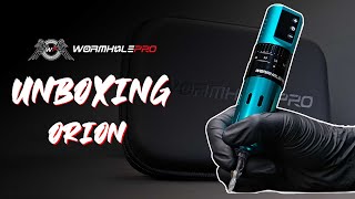 Wormhole Pro Orion Unboxing Wireless Adjustable Tattoo Pen Machine [upl. by Ramsay]