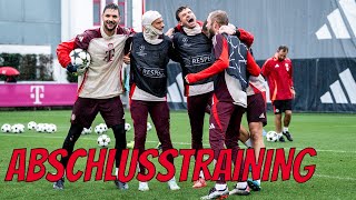 Abschlusstraining vor unserer Champions LeaguePartie gegen Zagreb 🇭🇷 [upl. by Enerol]