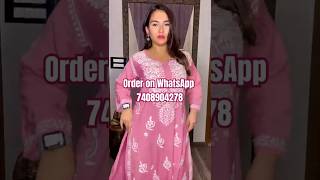 Modal fabric kurti viralvideos chikankurti youtubshorts dress lucknowichickankarikurti [upl. by Hceicjow518]