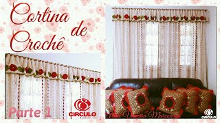 🌷 Cortina de Crochê 12  Por Vanessa Marcondes [upl. by Lussi898]