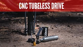 CNC Tubeless Drive  Mountain Bike Hand Pump amp Tubeless Tire Plug Kit [upl. by Noguchi218]