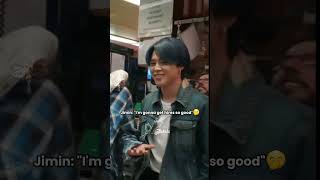 LmaoJimmy reaction when he pulled off Jimins glove😅🤣btsshorts jimin lajibolala [upl. by Tteirrah]