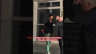 Ko od koga ovde traži savet 👀novak djokovic zeljkoobradovic partizan [upl. by Ardnuasal]