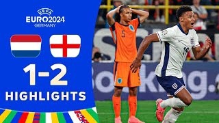 Netherlands vs England 12 HIGHLIGHTS  EURO 2024 [upl. by Julio949]