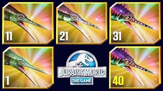 TEMNODONTOSAURUS MAX LEVEL FEEDING JURASSIC WORLD THE GAME [upl. by Illak696]