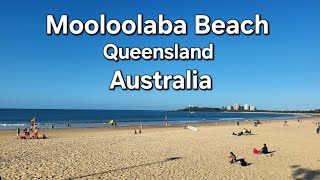 A Windy Day in Mooloolaba Beach Sunshine Coast Australia  Walking Tour with Beach amp City Ambience [upl. by Ahseret]