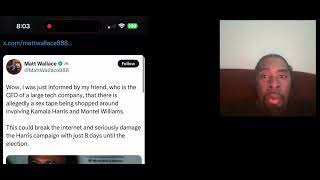 Montel Williams is angry that a blogger claims that Montel and Kamala Harris had a sxtape [upl. by Ais]