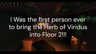 First Person to bring the Viridus into Floor 2  Roblox Doors 👁️ [upl. by Leifer939]