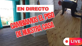 Cambiamos el piso de nuestra casa construccióneconomica lasolución construcciónfácil [upl. by Neva680]