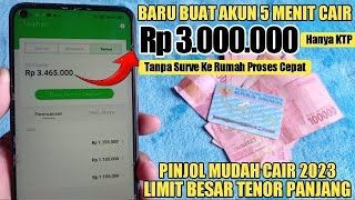 Pinjol Resmi OJK Mudah Cair Limit Besar Tenor Panjang 2023  Pinjol Yang Mudah di ACC 5 Menit Cair [upl. by Occir286]