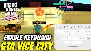 How to use cheat code in GTA vice City Android Mobile Phone  How to enable keyboard gta vc 2024 [upl. by Leima777]