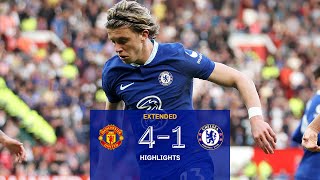 Manchester United 41 Chelsea  Highlights  EXTENDED  Premier League 2223 [upl. by Llenart921]