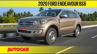 EXCLUSIVE 2020 Ford Endeavour BS6 20 Diesel Review  First Drive  Autocar India [upl. by Ahsienauq]