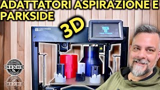 Stampa 3D per il fai da te nel laboratorio Batterie 12V parkside e per aspirazione Two trees sk1 [upl. by Ellebyam]