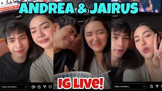 ANDREA ANGELES AND JAIRUS AQUINO INSTAGRAM LIVE 030522 [upl. by Ahsaeym666]