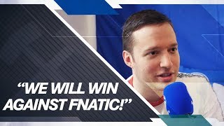 WE ARE READY FOR FNATIC  Vizicsacsi Interview before FINAL in MADRID [upl. by Anahcar]