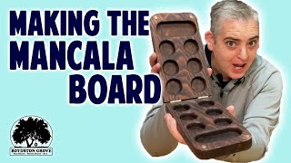 How To Make The Mancala Game Board  Easy Woodworking Project [upl. by Levin]