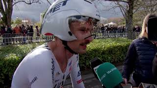 Jay Vine  Interview at the finish  Stage 3  ParisNice 2024 [upl. by Ennyroc]