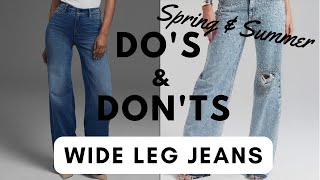 DOs amp Donts of Wide Leg Jeans  Spring amp Summer Edition  Modest Classy Timeless Styling Inspo [upl. by Aennyl]