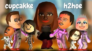 tomodachi life cupcakke  h2hoe [upl. by Ettevram]