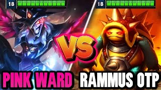 PINK WARD SHACO VS RAMMUS TOP ONE TRICK [upl. by Ahsinot630]