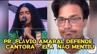 Pr FLÁVIO AMARAL DEFENDE CANTORA AYMEÊ COM A MÚSICA O EVANGELHO DE FARISEUS  ela não mentiu [upl. by Xantha46]