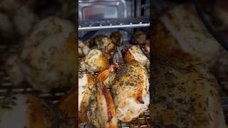 Whole roasted brined chickens roasting [upl. by Kovar]