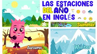 Las ESTACIONES del AÑO en INGLÉS para NIÑOS  TinaEducativa [upl. by Highams902]