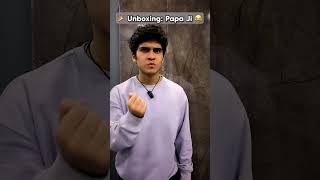 Unboxing Papa Ji🎉😂 funny comedy shorts unboxing [upl. by Casaleggio]